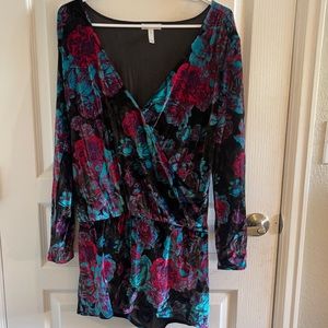 Excellent condition velvet romper